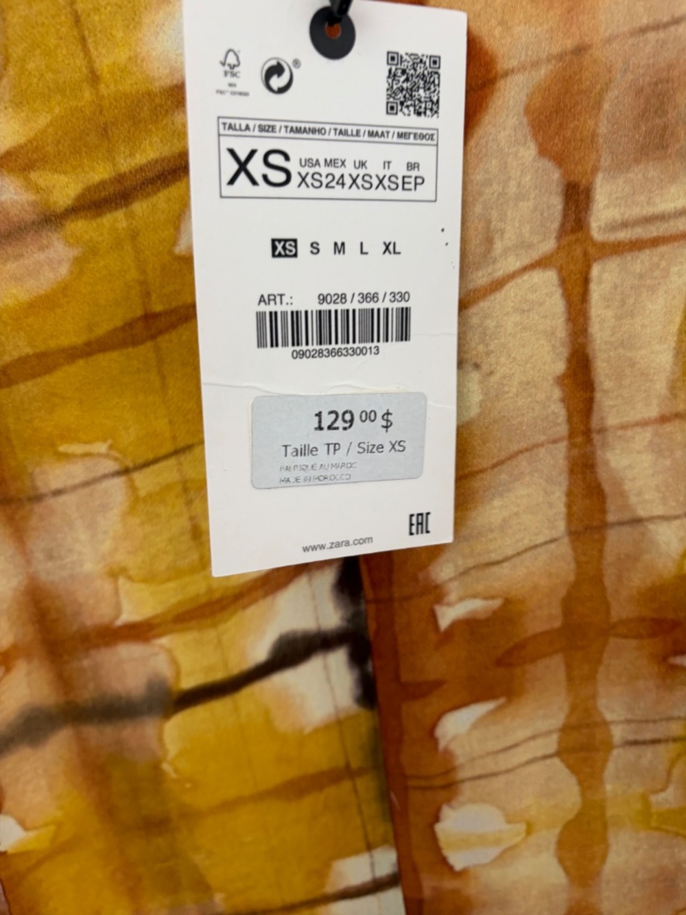Zara dress size xs nwt - Picture 4 of 4
